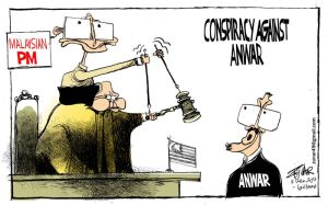 Cartoon-Malaysia-Conspiracy-Against-Anwar